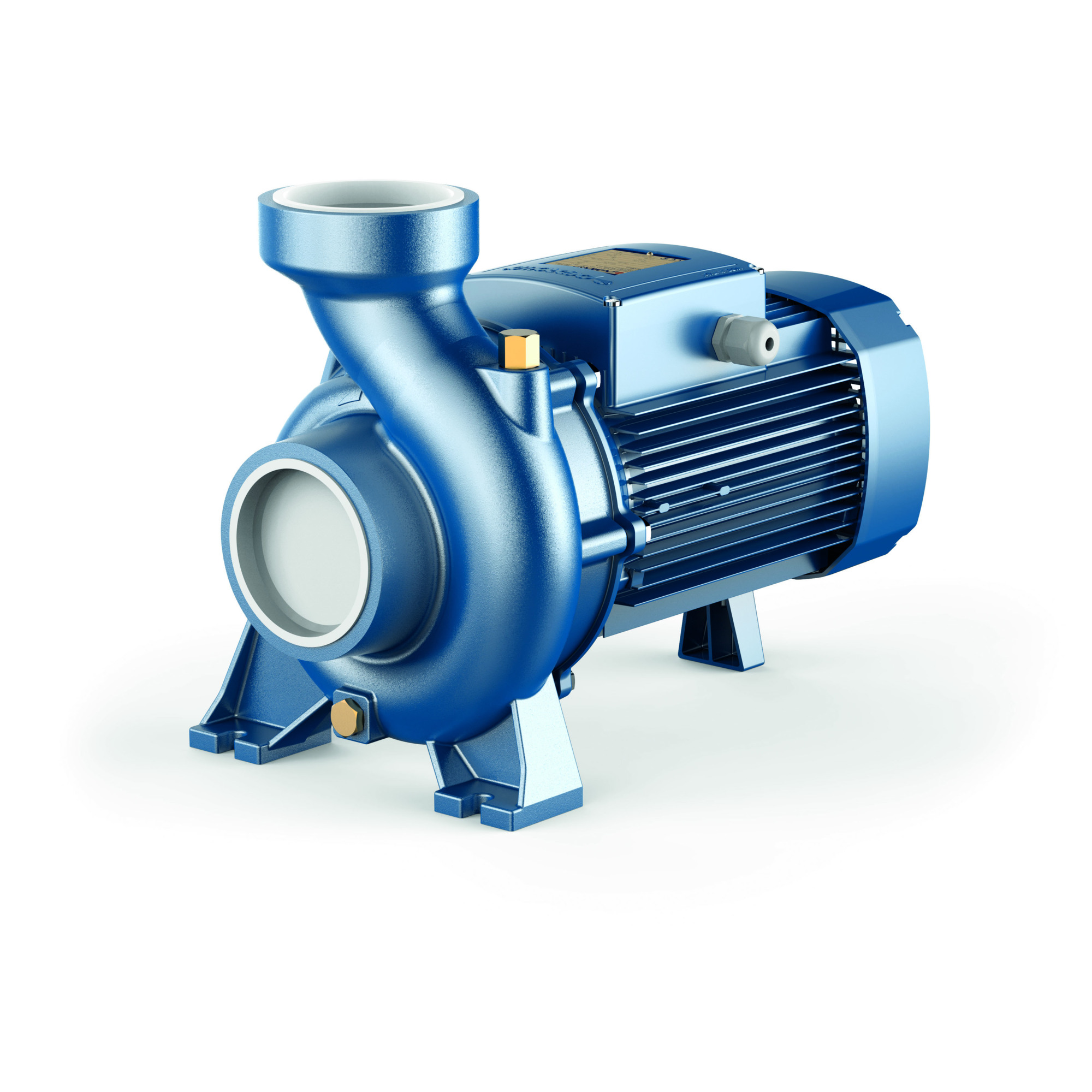 Pedrollo HF6A Centrifugal Pump, 3HP, Three Phase 230/460V, High Flow Cast Iron Pump for Irrigation and Industrial Applications